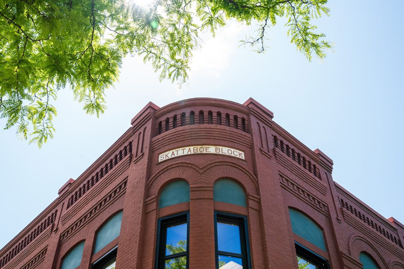 The Skattaboe Building on the New Saint Andrews College campus in Moscow, Idaho